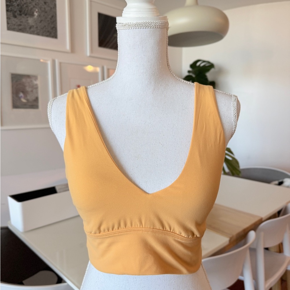 Lululemon Align V-Neck Bra, C/D cup in Mango Dream